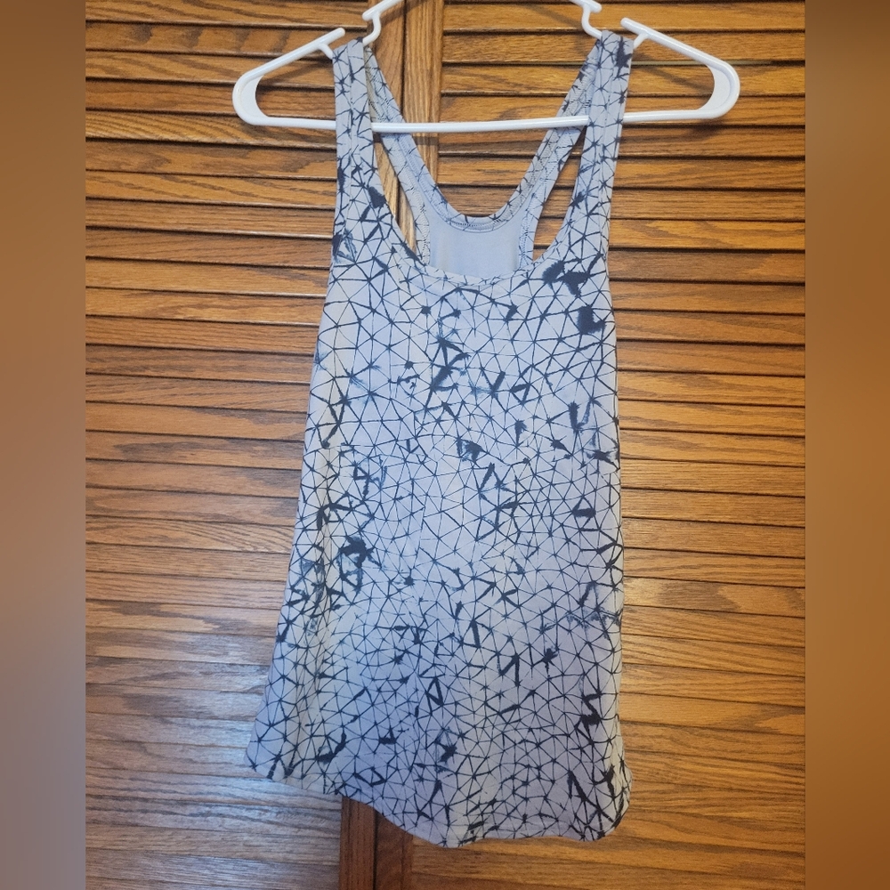 Lululemon Studio Racerback tank top in Star Crushed Silver Fox‎ Deep Navy